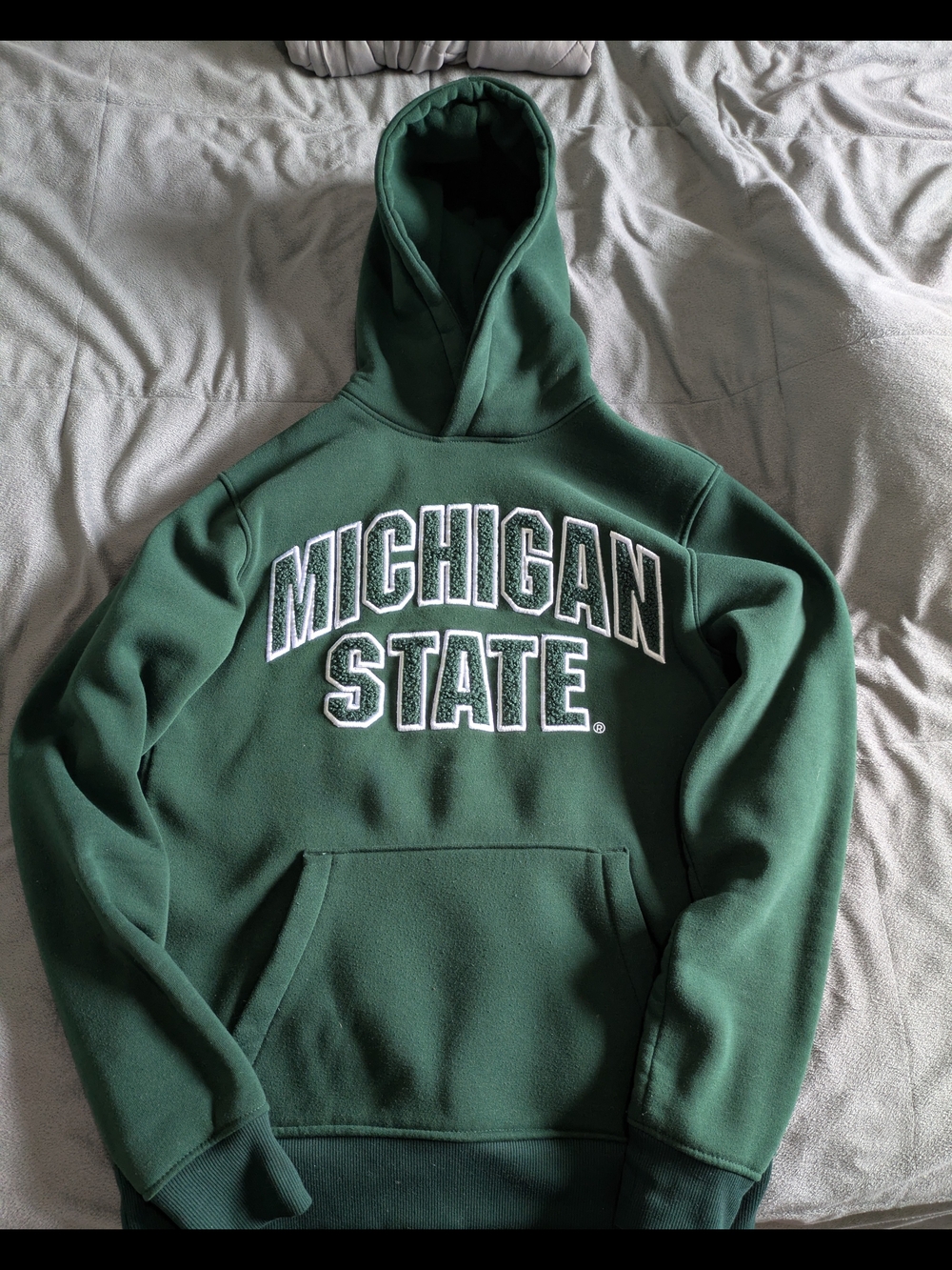 Michigan State Green Crewneck Hoodie